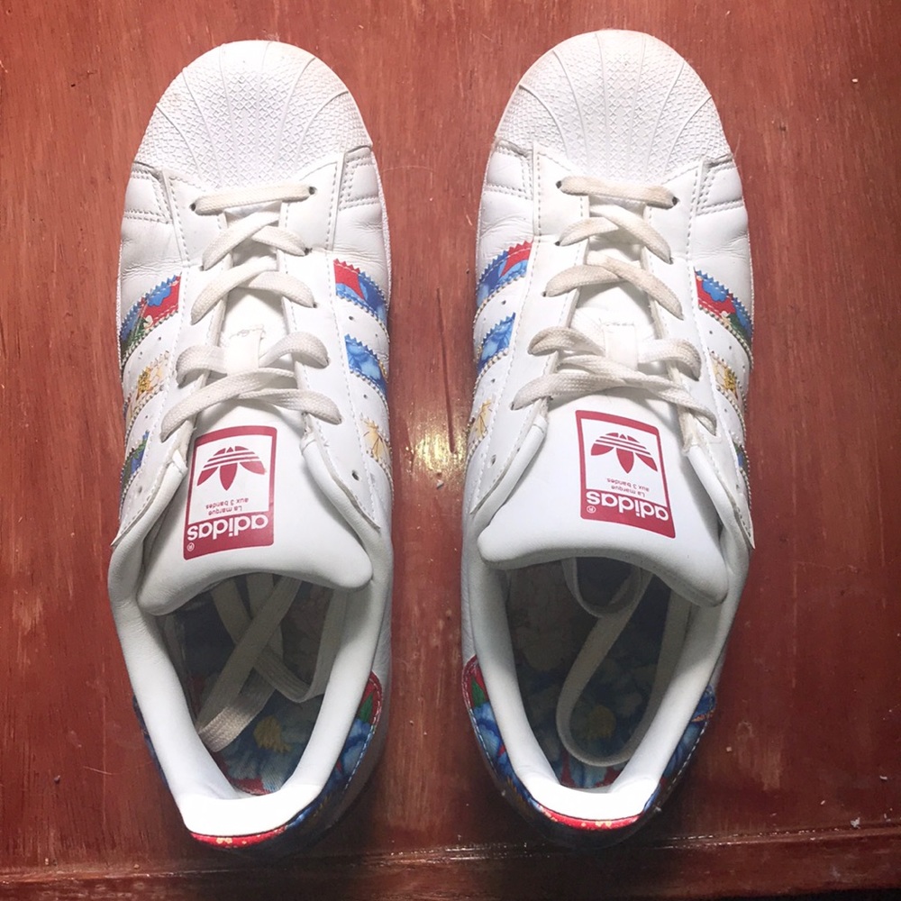 ADIDAS SUPERSTAR FLORAL PRINT